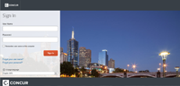 EMS Concur Login - Desktop